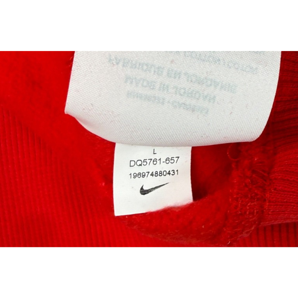 Nike Phoenix Fleece Oversized Crewneck Sweatshirt University Red Womens Size L - Picture 7 of 8